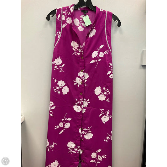 Dress Casual Midi By Ann Taylor In Purple, Size: 10