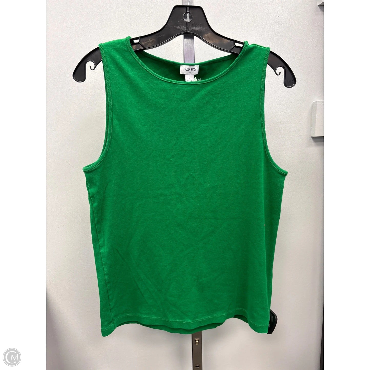 Top Sleeveless Basic By J. Crew In Green, Size: L