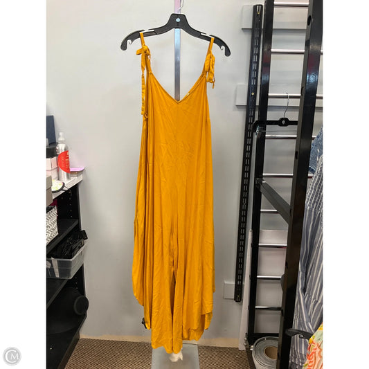 Dress Casual Midi By Vince Camuto In Yellow, Size: L