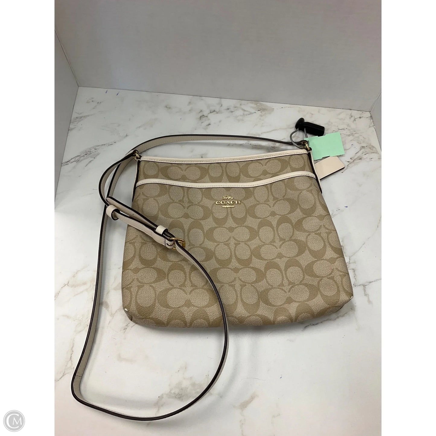 Crossbody Designer By Coach, Size: Large