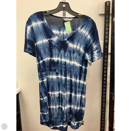 Top Short Sleeve Basic By Tryst In Tie Dye Print, Size: S