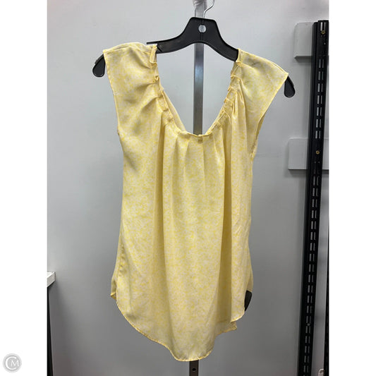 Top Sleeveless By Lc Lauren Conrad In Yellow, Size: Xs