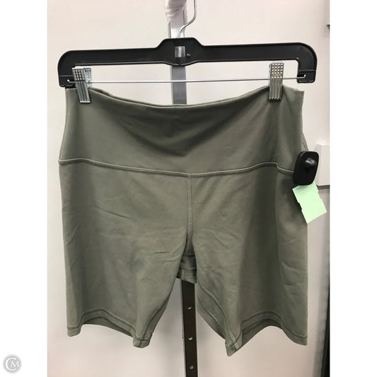 Athletic Shorts By Lululemon In Green, Size: 12