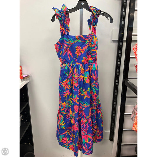 Dress Casual Midi By J. Crew In Multi-colored, Size: 0