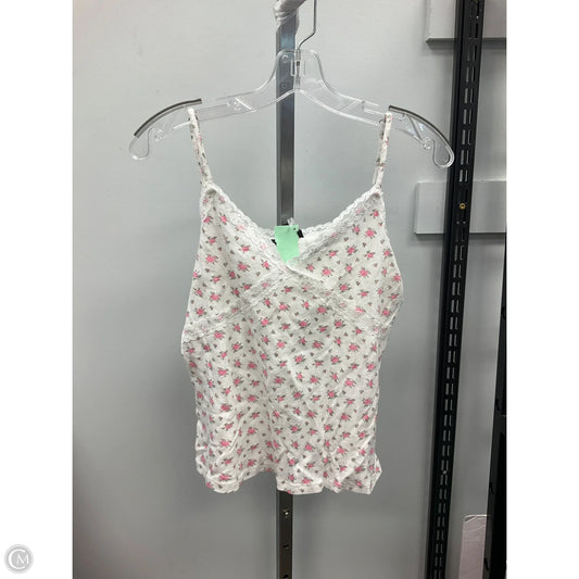 Tank Top By 1.state In Pink & White, Size: L