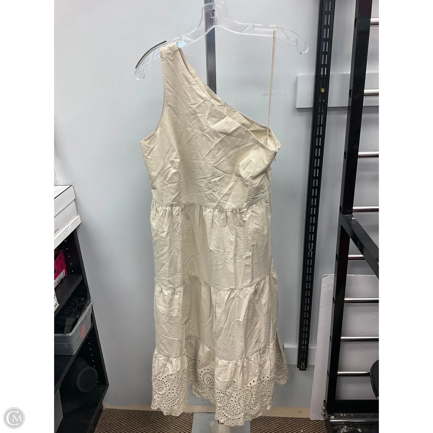 Dress Casual Midi By Gap In Tan, Size: S