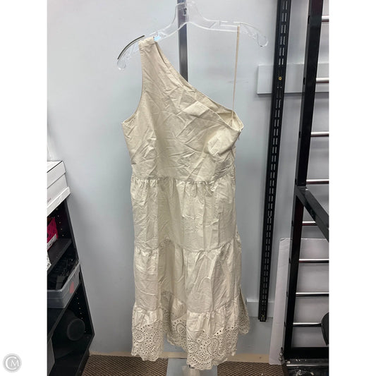 Dress Casual Midi By Gap In Tan, Size: S