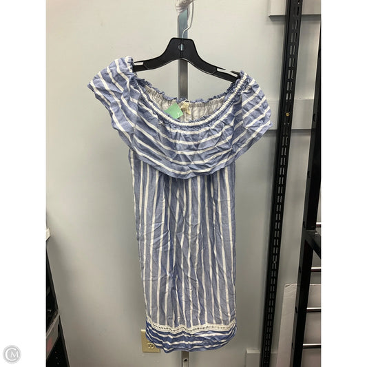 Dress Casual Short By Max Studio In Blue & White, Size: S
