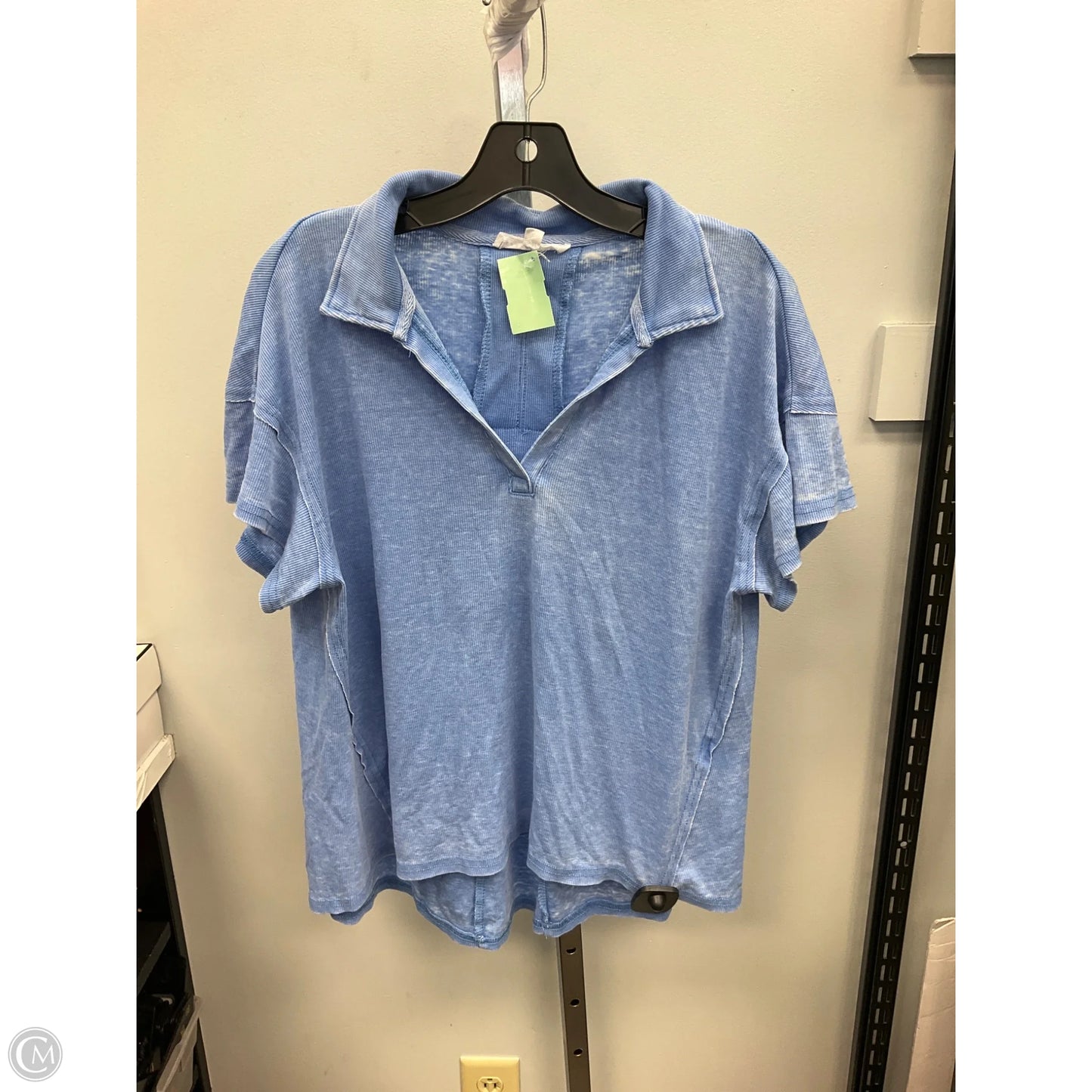 Top Short Sleeve By Jane And Delancey In Blue, Size: S
