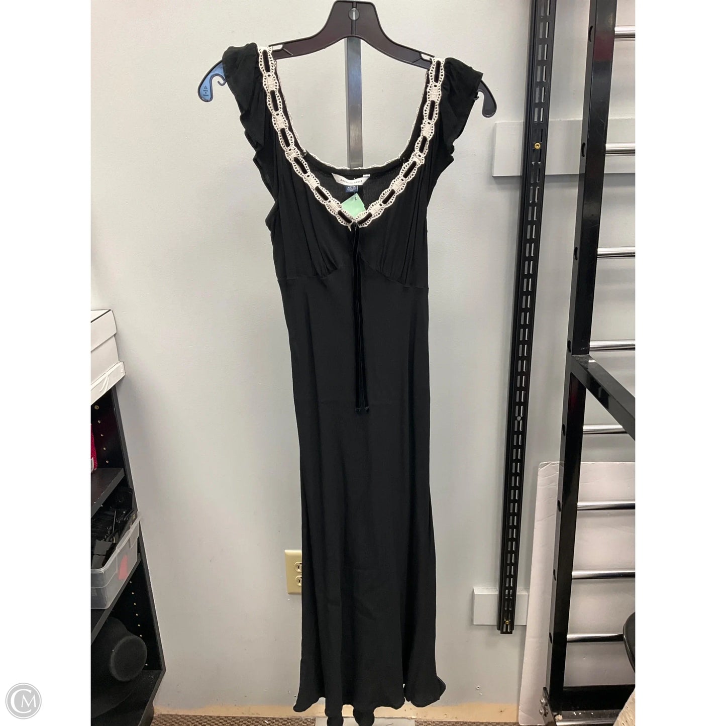 Dress Casual Midi By American Eagle In Black, Size: S