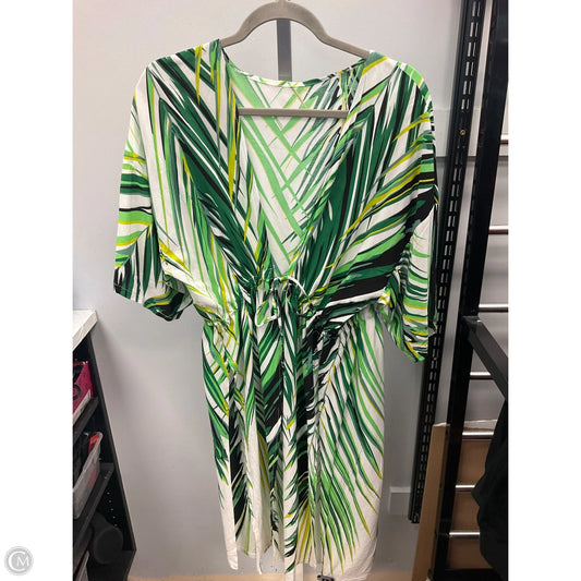 Swimwear Cover-up By Clothes Mentor In Green, Size: Osfm