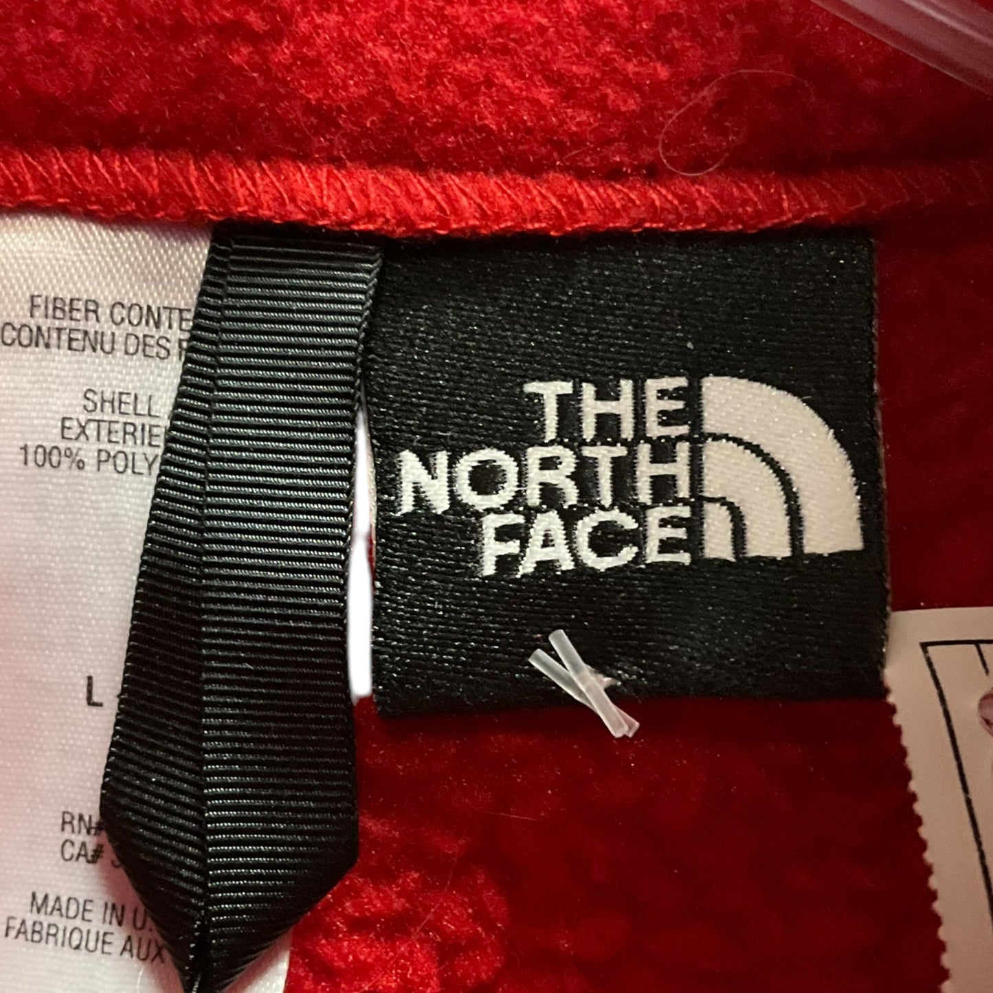 Vest Fleece By The North Face In Red, Size: L