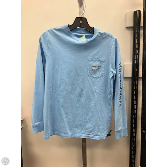Top Long Sleeve By Vineyard Vines In Blue, Size: L