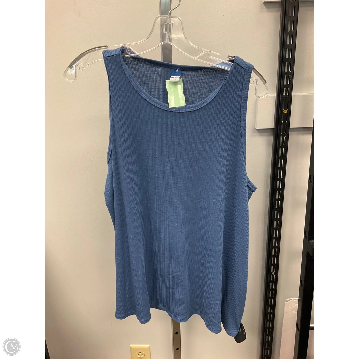 Top Sleeveless By Old Navy In Blue, Size: L