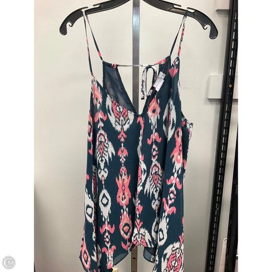 Top Sleeveless By New York And Co In Blue & Pink, Size: M