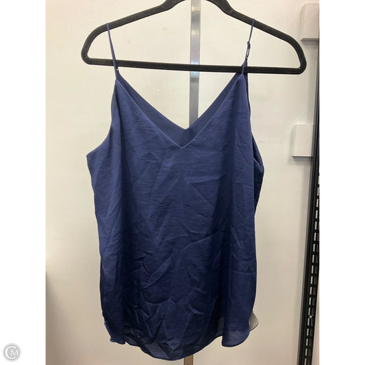 Top Sleeveless By Express In Blue, Size: L