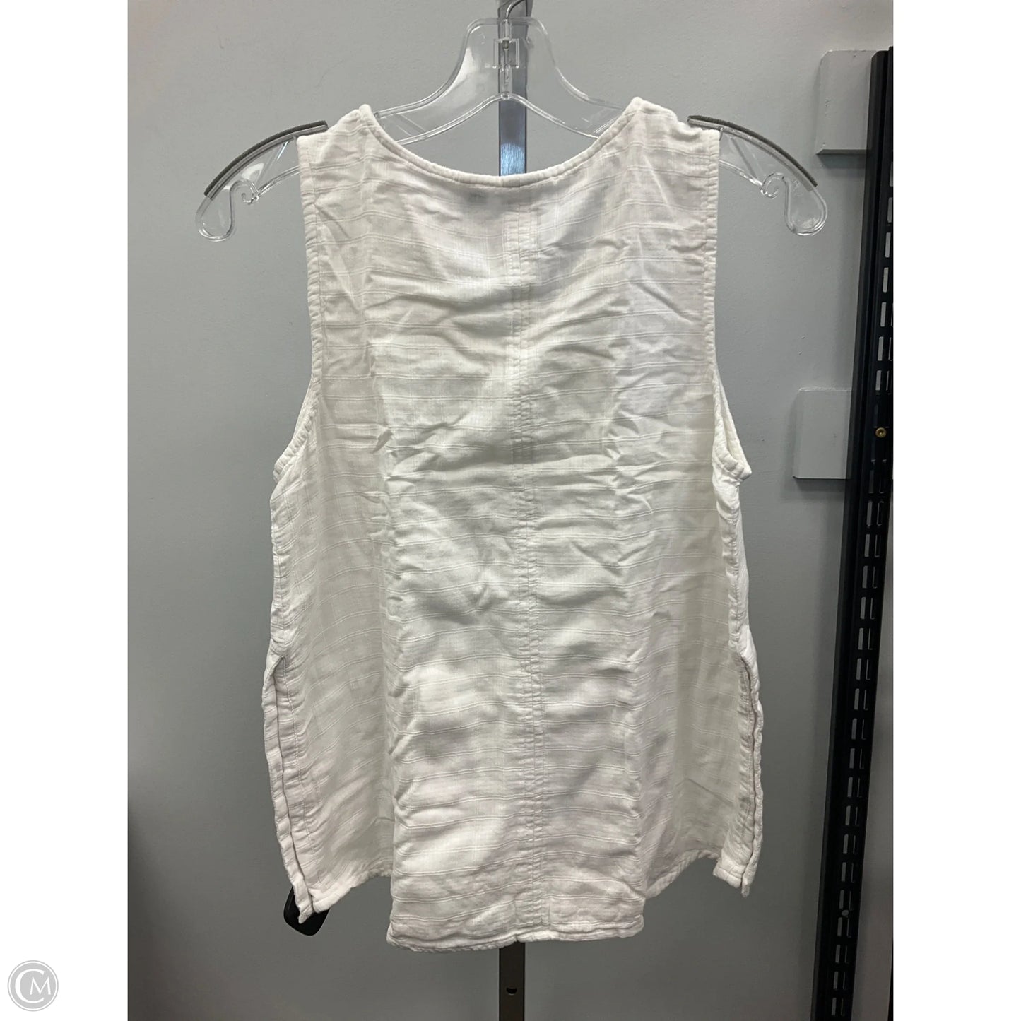 Top Sleeveless By Sigrid Olsen In White, Size: S