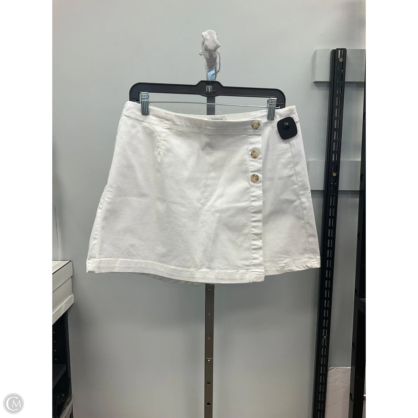 Skirt Mini & Short By Curve Appeal In White, Size: M