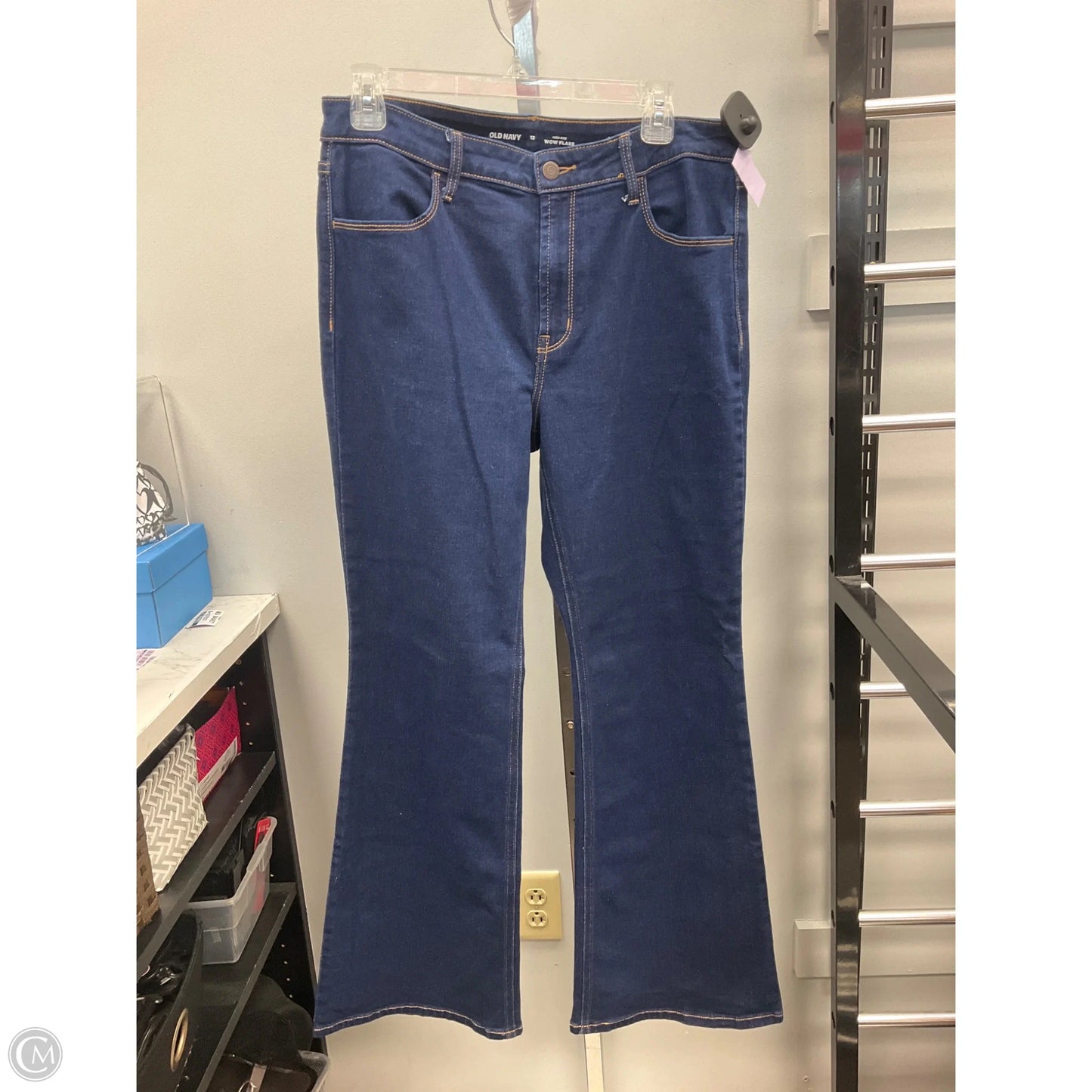 Jeans Flared By Old Navy In Blue, Size: 12