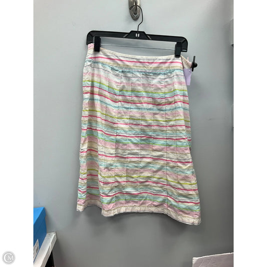 Skirt Mini & Short By Willi Smith In Striped Pattern, Size: 14