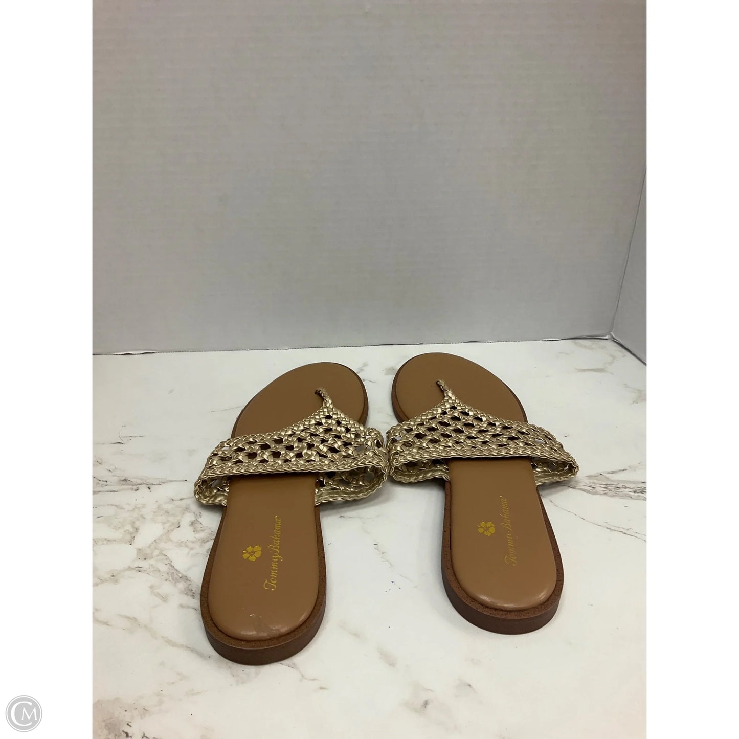 Sandals Flats By Tommy Bahama In Gold, Size: 9