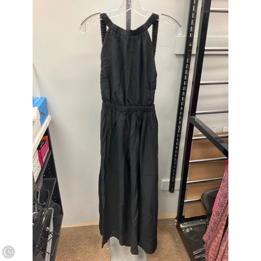 Dress Casual Midi By Banana Republic In Black, Size: M