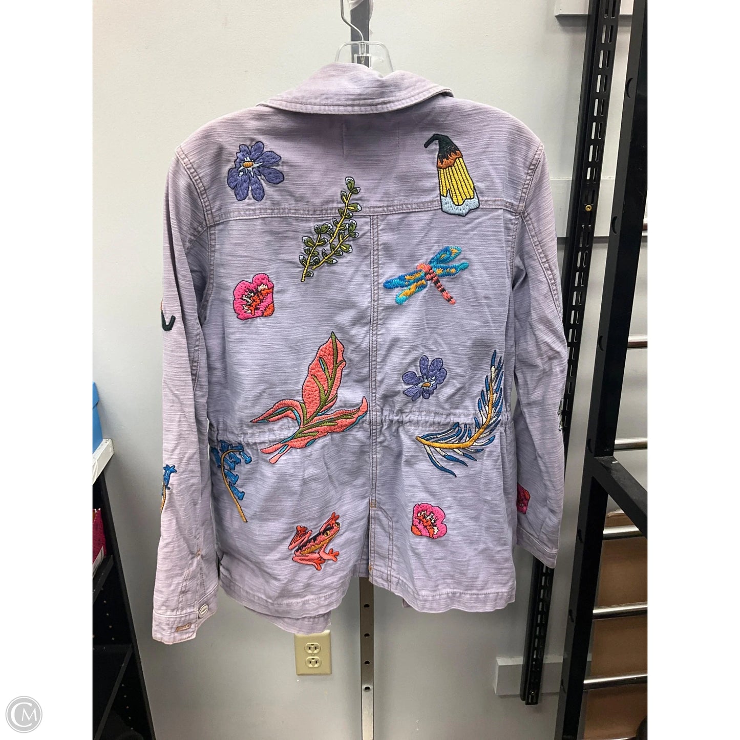 Jacket Denim By Anthropologie In Purple, Size: S
