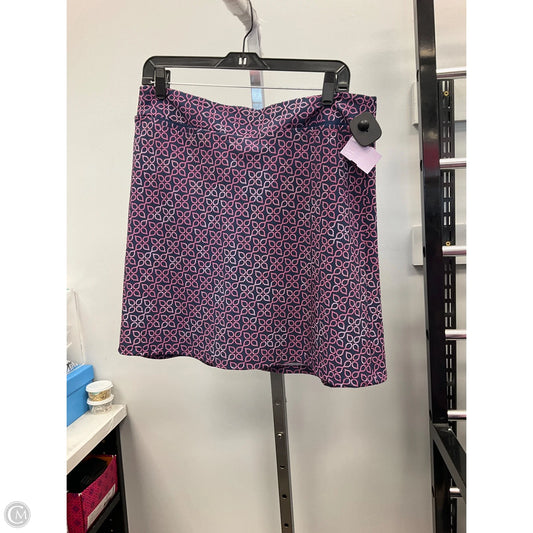 Skort By Croft And Barrow In Blue & Pink, Size: M