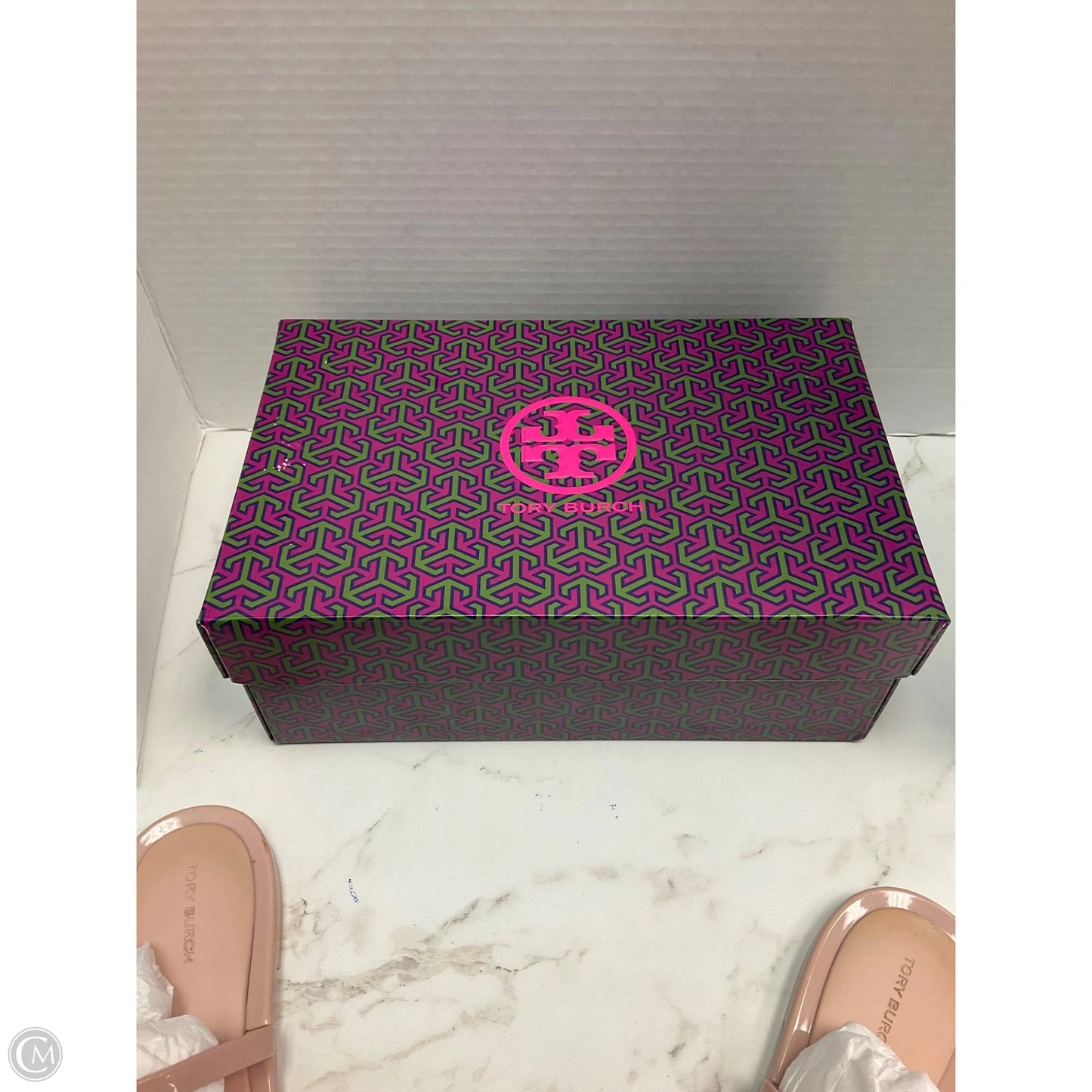 Sandals Designer By Tory Burch In Red, Size: 7