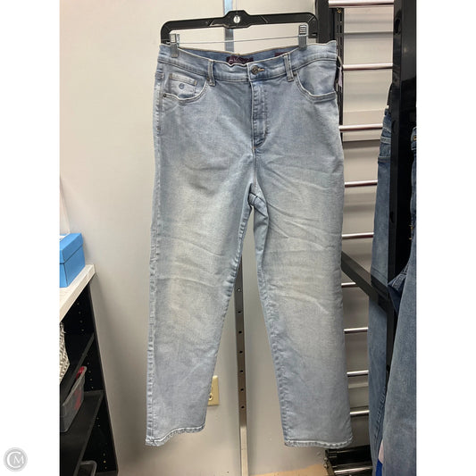 Jeans Straight By Gloria Vanderbilt In Blue, Size: 14