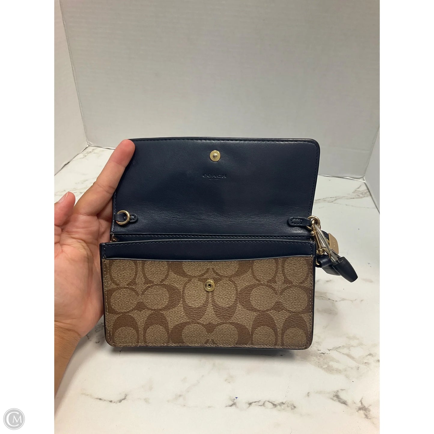 Wristlet Designer By Coach, Size: Medium