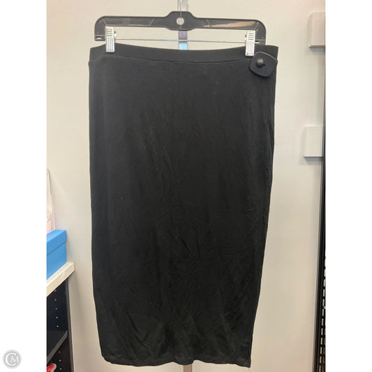 Skirt Midi By Matty M In Black, Size: L
