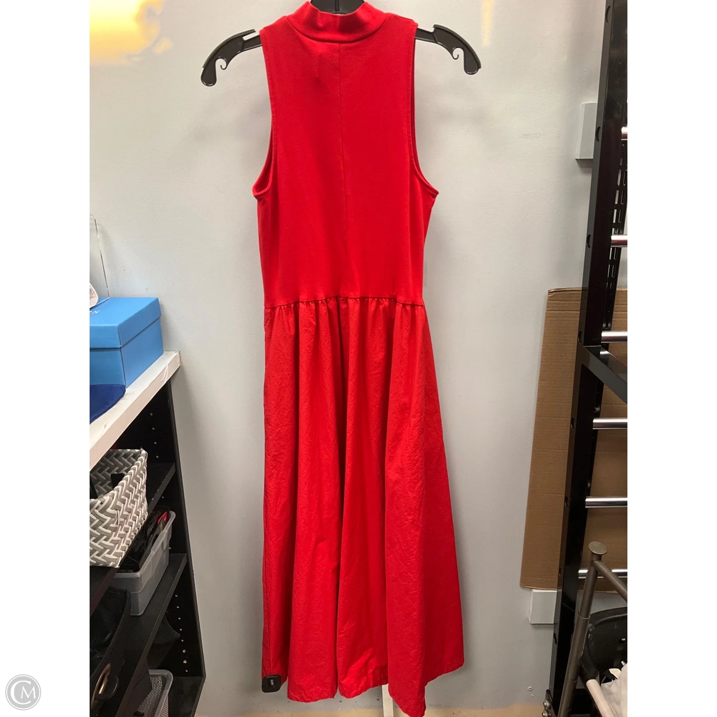 Dress Casual Midi By A New Day In Red, Size: S