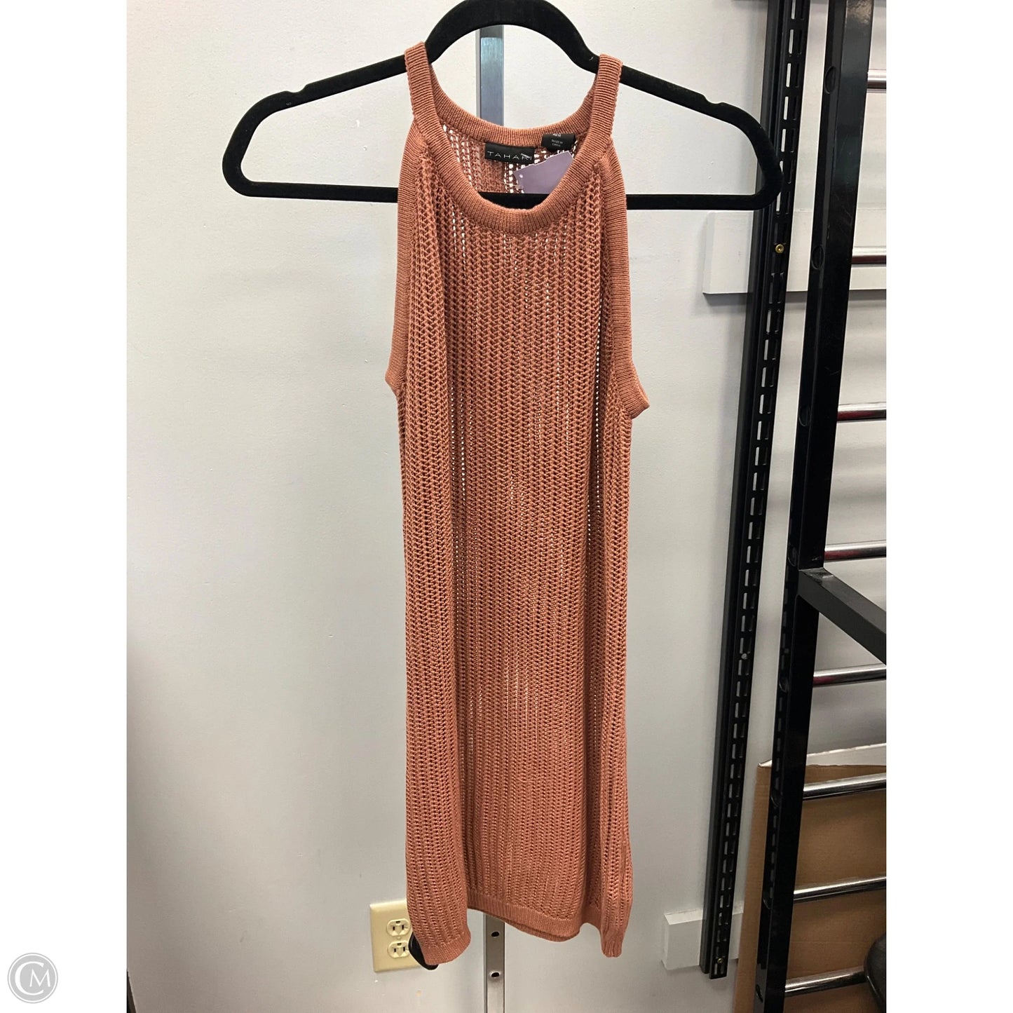 Swimwear Cover-up By Tahari In Brown, Size: M