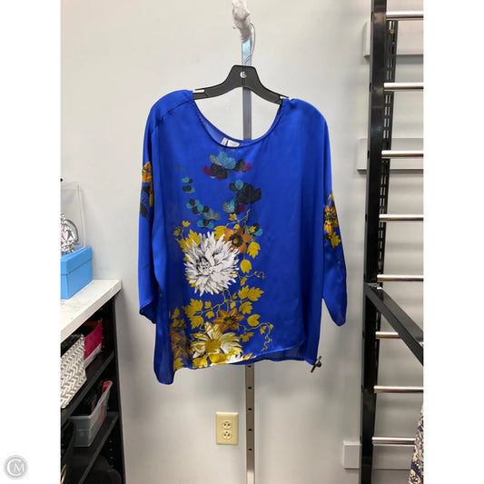 Top Short Sleeve By Clothes Mentor In Blue, Size: Xl