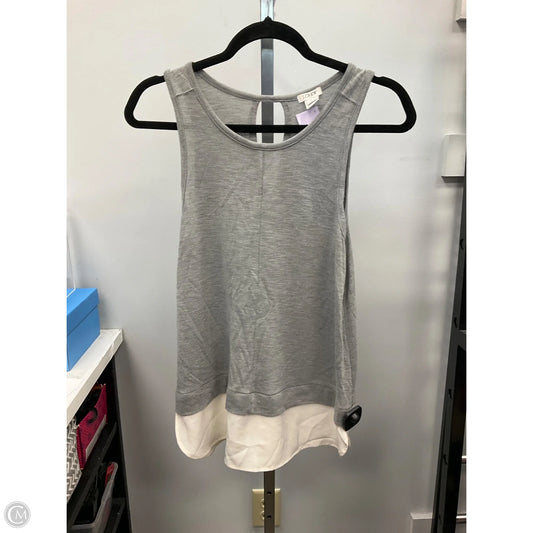 Top Sleeveless By J. Crew In Grey, Size: S