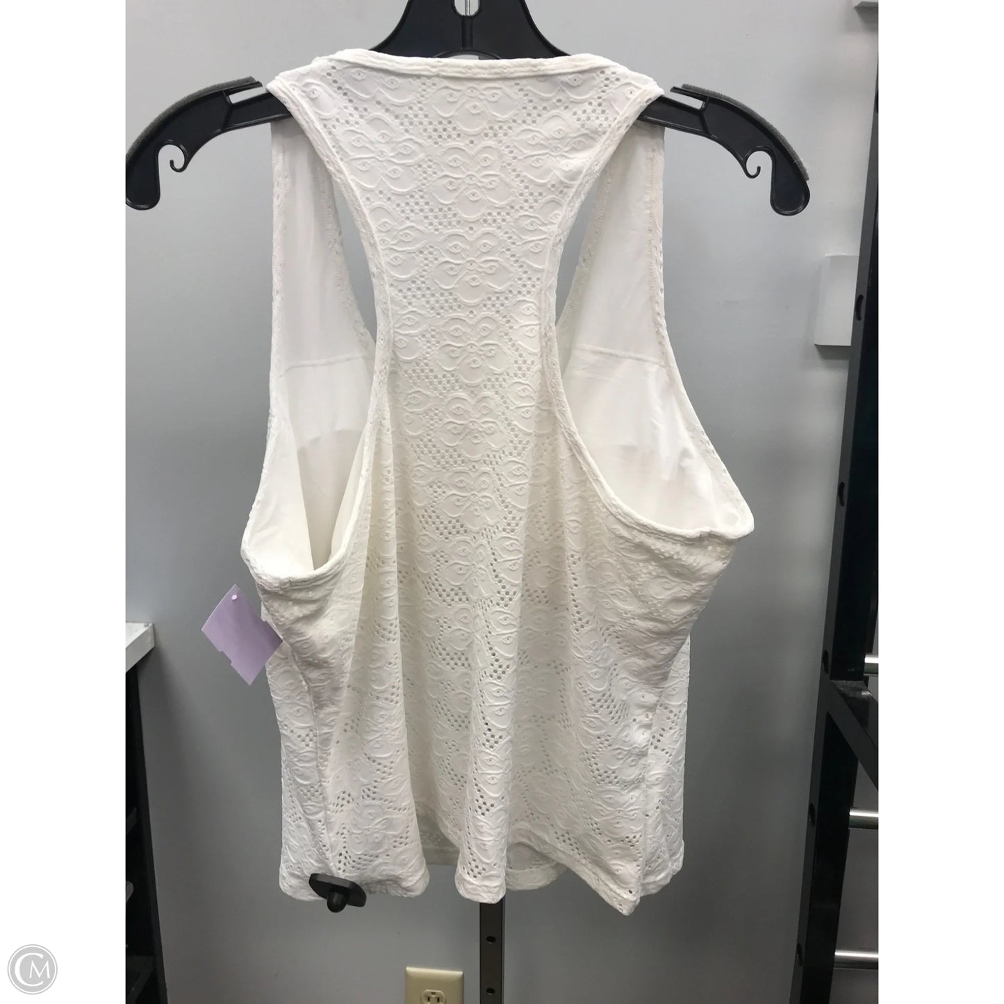 Tank Top Designer By Lilly Pulitzer In White, Size: Xl