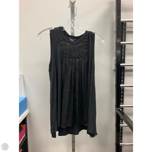 Top Sleeveless By Simply Vera In Black, Size: M