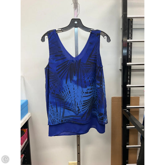 Top Sleeveless By Apt 9 In Blue, Size: M