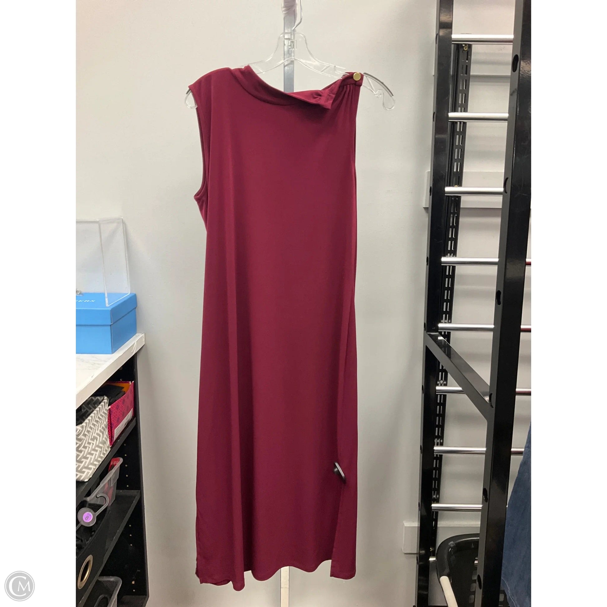 casual michael kors dresses Dress Casual Maxi By Michael By Michael Kors In Blue, Size:Xs