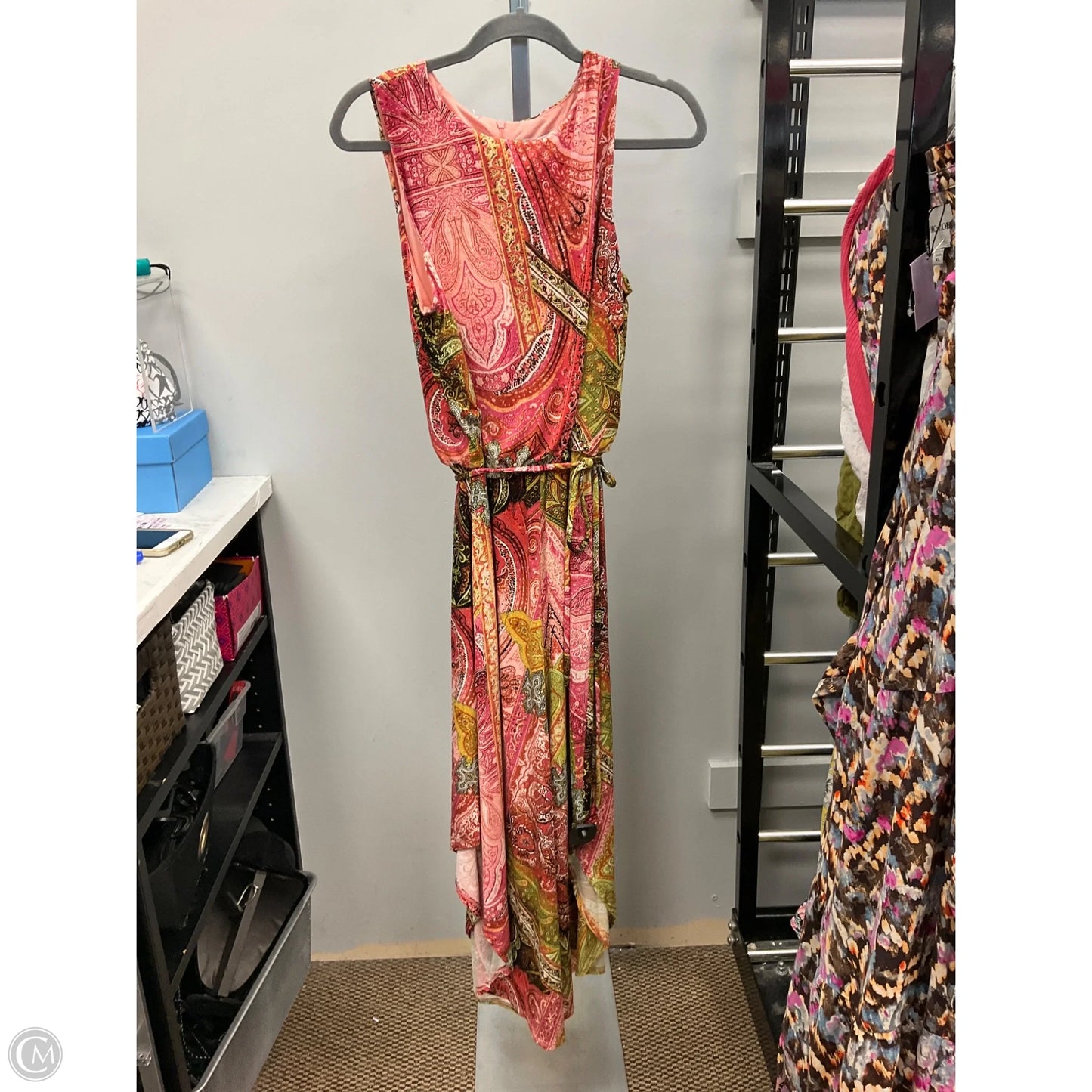Dress Casual Maxi By London Times In Paisley Print, Size: 12