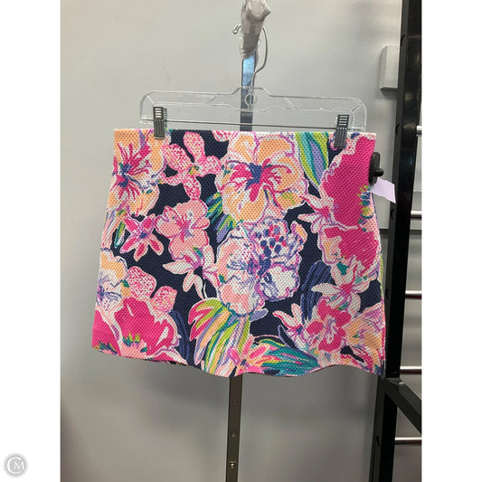 Skirt Designer By Lilly Pulitzer In Blue & Pink, Size: M