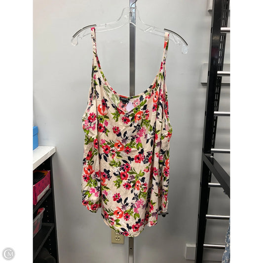 Top Sleeveless By Torrid In Floral Print, Size: 4x