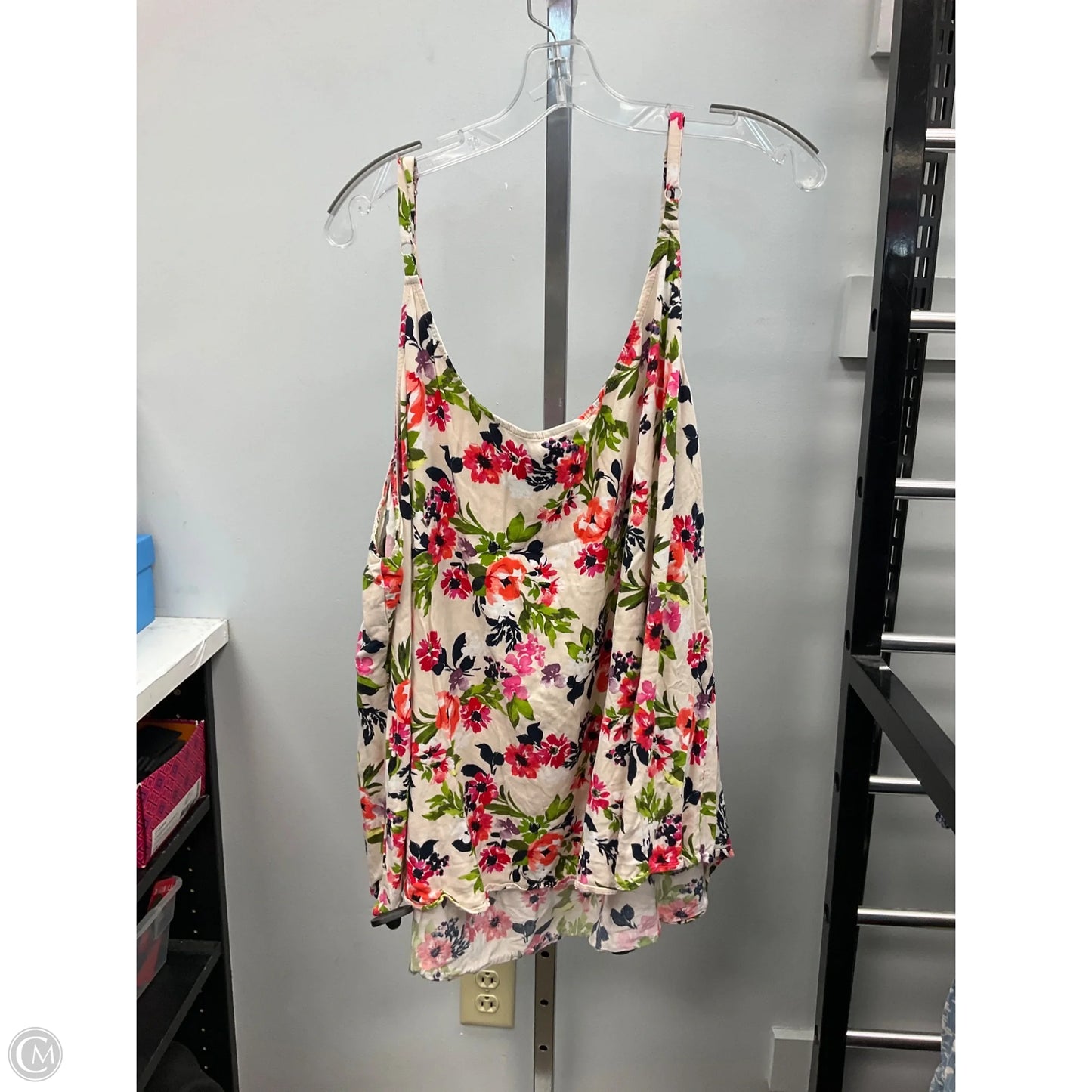 Top Sleeveless By Torrid In Floral Print, Size: 4x
