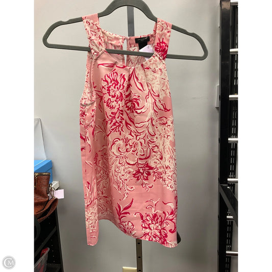 Top Sleeveless By Ann Taylor In Pink, Size: 0