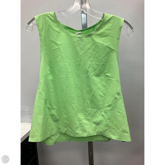 Athletic Tank Top By Lululemon In Green, Size: 12