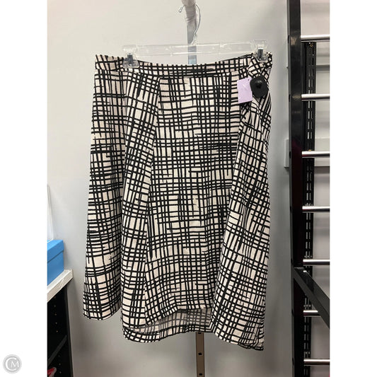 Skirt Mini & Short By Ava & Viv In Black & Cream, Size: 20