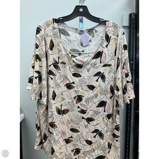 Top Short Sleeve By Old Navy In Cream, Size: Xxs