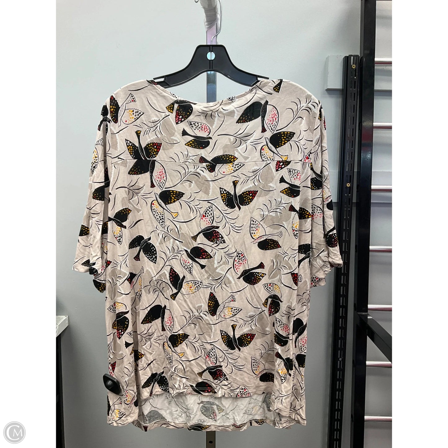 Top Short Sleeve By Old Navy In Cream, Size: Xxs
