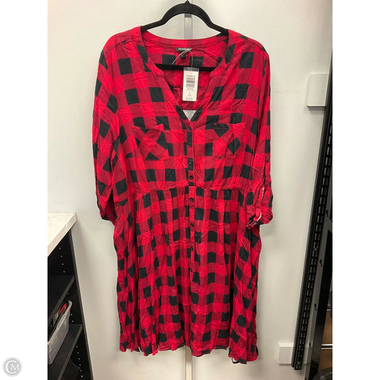 Dress Casual Short By Torrid In Checkered Pattern, Size: 3x